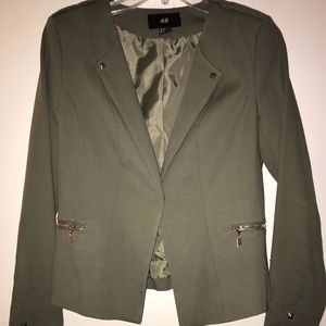 Army style blazer